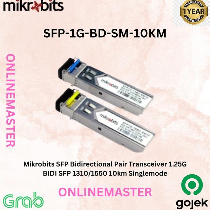 Mikrobits SFP Transceiver SFP-1G-BD-SM-10KM