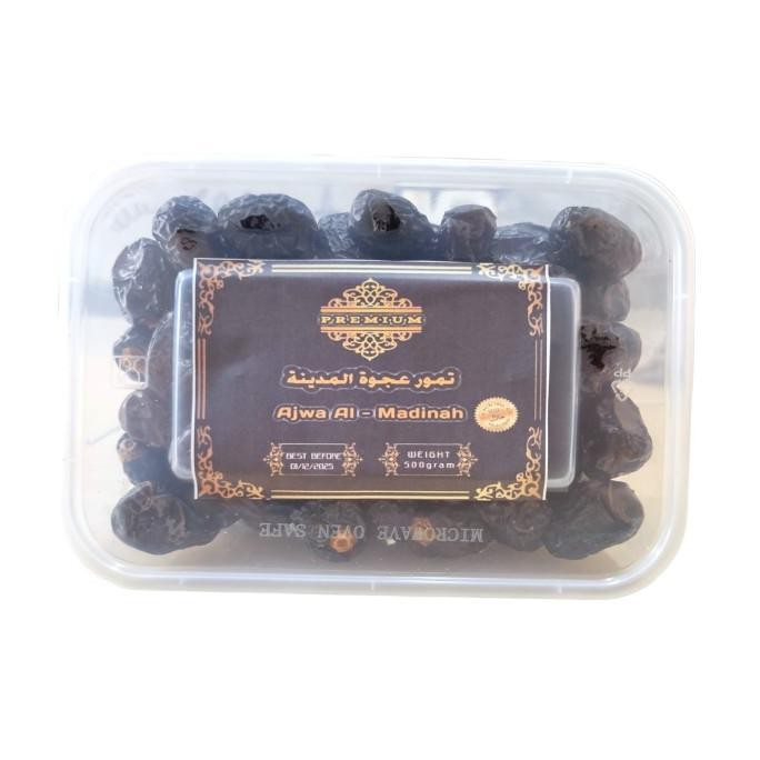 

Grosir Kurma Nabi / Ajwa Madinah Kemasan 500 Gram