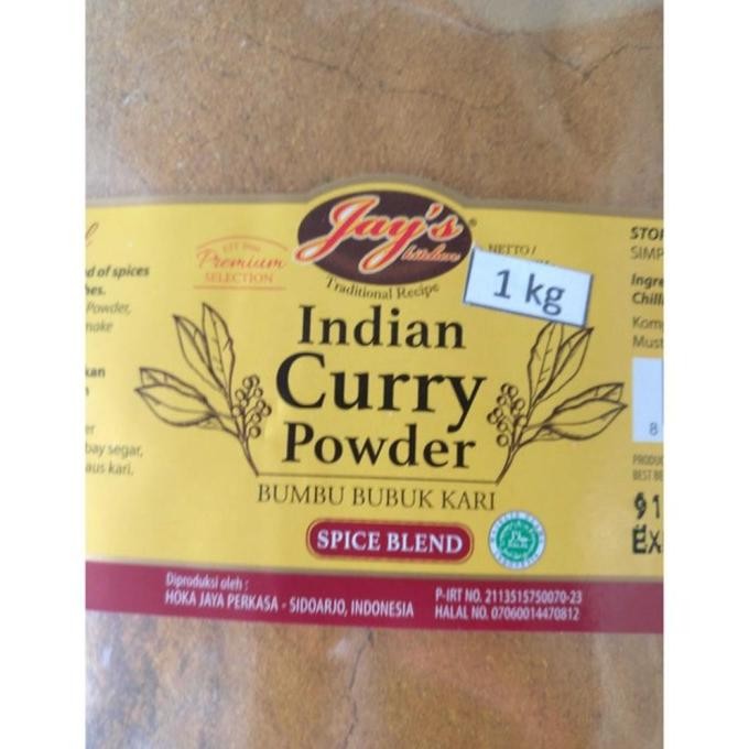

Murah Indian Curry Powder / Kari Bubuk India Jays 1 Kg Halal Enak Praktis
