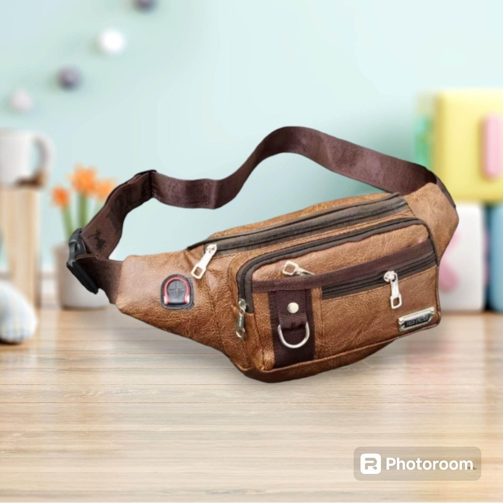 TAS SELEMPANG PRIA POLO AMSTAR TAS PINGGANG PRIA TERLARIS TAS LAKI LAKI MODERN