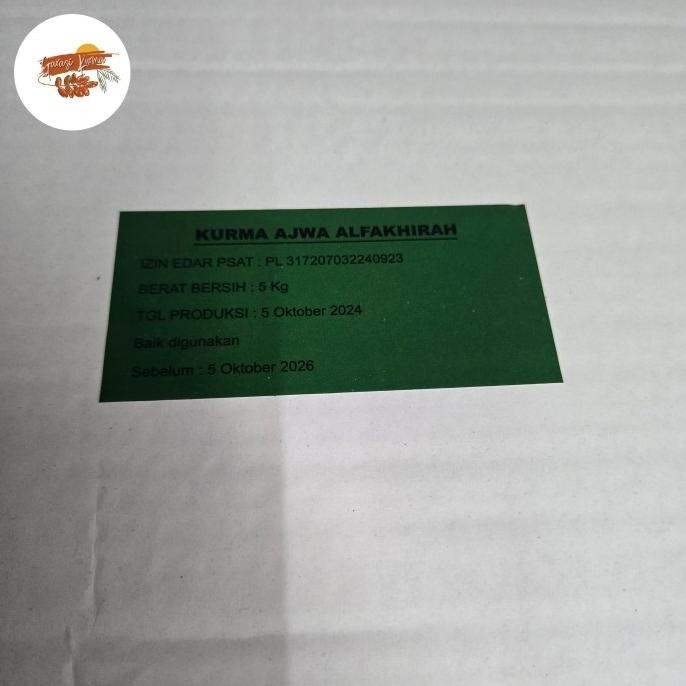 

Murah Kurma Ajwa 5Kg Premium Grade A