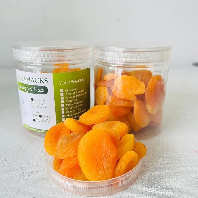 

Grosir Buah Aprikot Kering 250Gr Turki Fresh Premium Whole Pitted Dried Apricot Kayisi Fruit Original Guzelcan Abrikos