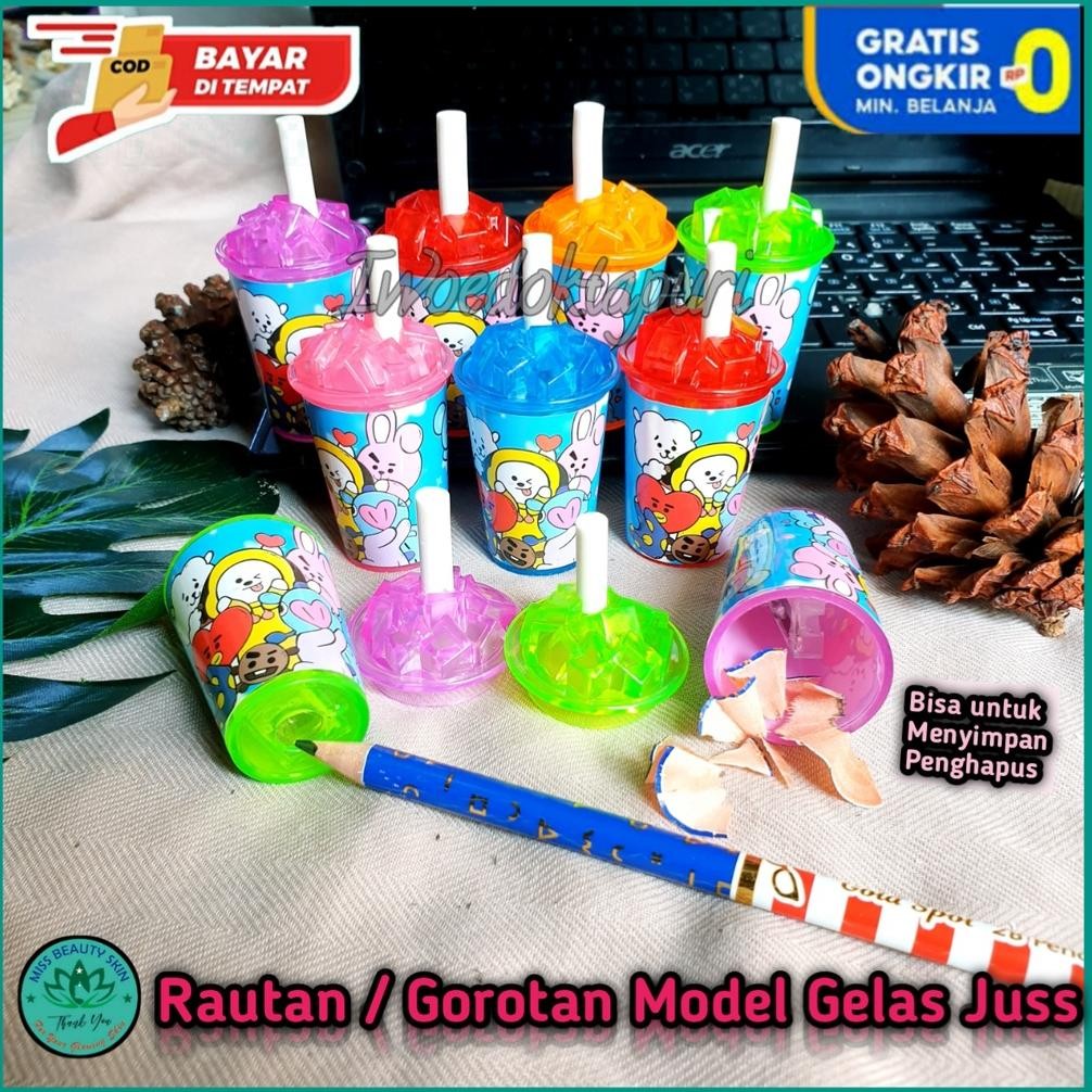 

ukd-23 LNB-1217 Rautan Pensil Model Gelas Cup dan untuk tempat Penghapus Fancy Karakter Lucu Unik Korea Import 768 Harga Grosir Murah Promo Bisa Cod Murah Termurah
