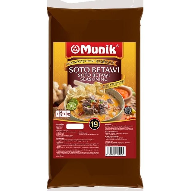 

Promo Bumbu Munik Soto Betawi - 1000Gr
