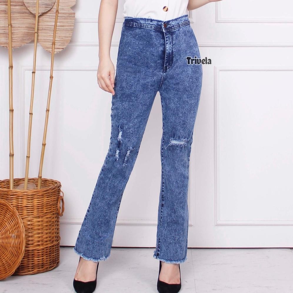 rg-4 et-12 Yura Cutbray Ripped / Hw Jeans Cutbray Sobek Lapis / Hw Jeans Cutbray Hijab Friendly / Ce
