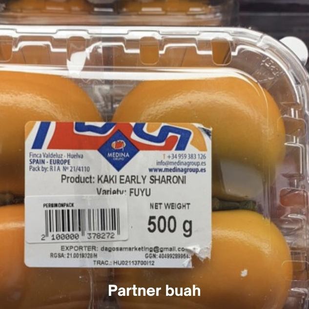 

Promo Buah Persimmon Fuyu Manis Isi 4 / Pack