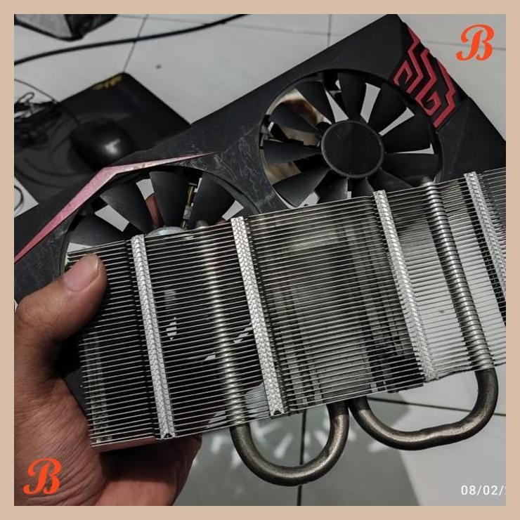 [SRP] Heatsink Vga Asus Expedition Rx 570 470 4gb ORIGINAL Copotan