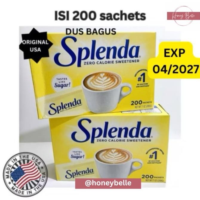 

Sale Splenda Zero Calorie Sweetener 200 Sachets