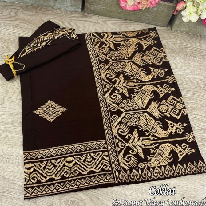 PROMO PAKAIAN ADAT BALI PRIA SAPUT UDENG SONGKET BORDIR TERLARIS