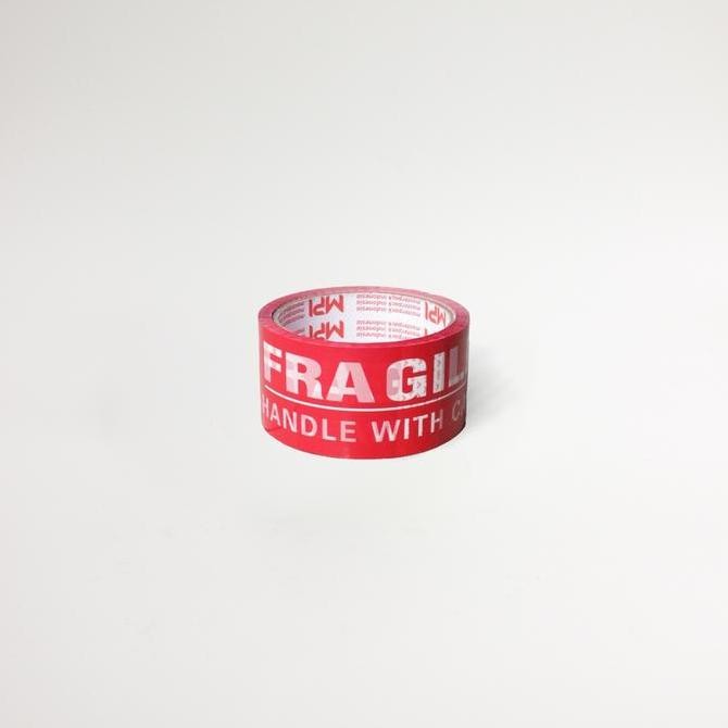 

Promo 1 SLOP / 6 PCS - Lakban Fragile Merah - Fragile Putih 48 mm x 50 yard - Handle With Care Jangan Di Banting - MPI COD