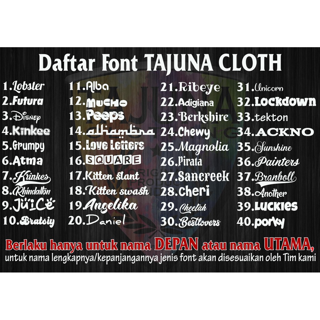 SABLON DEPAN BELAKANG,KAOS UNTUK ANAK LENGAN PANJANG CUSTOM TEXT/TULISAN