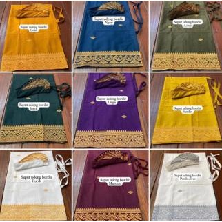 SAPUT UDENG PRIA DEWASA BAHAN KATUN BORDIR TIMBUL SULAMAN SAPUT UDENG SONGKET BALI TERBARU