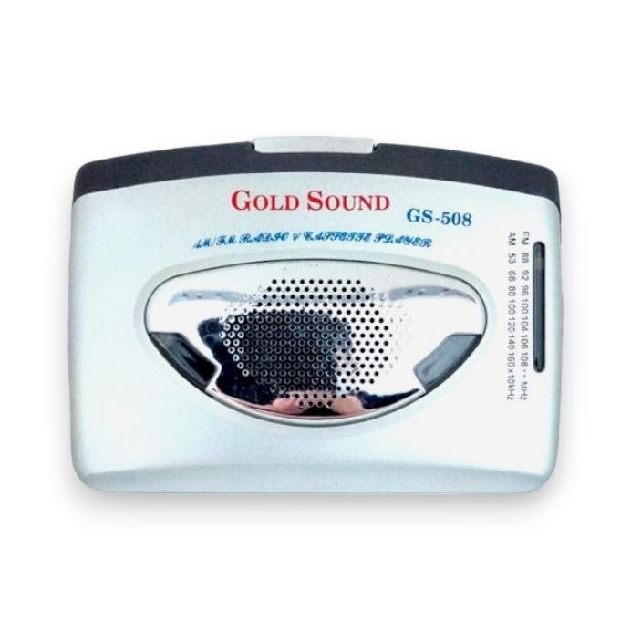 WALKMAN JADUL VINTAGE PEMUTAR KASET PITA RADIO TAPE PLAYER GOLD SOUND