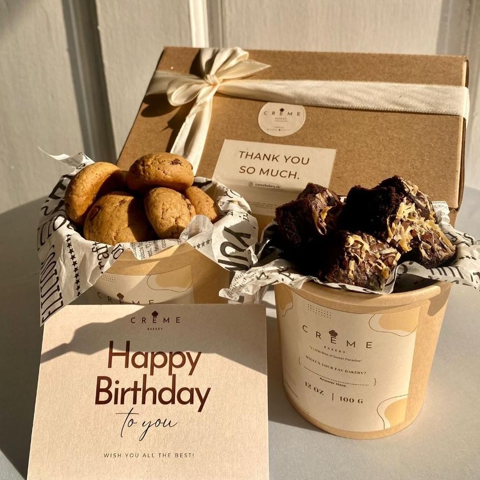 

Thday Hamper Gift Bo Graduation Hamper Ado Ultah Cooie Brownie 2 Jar