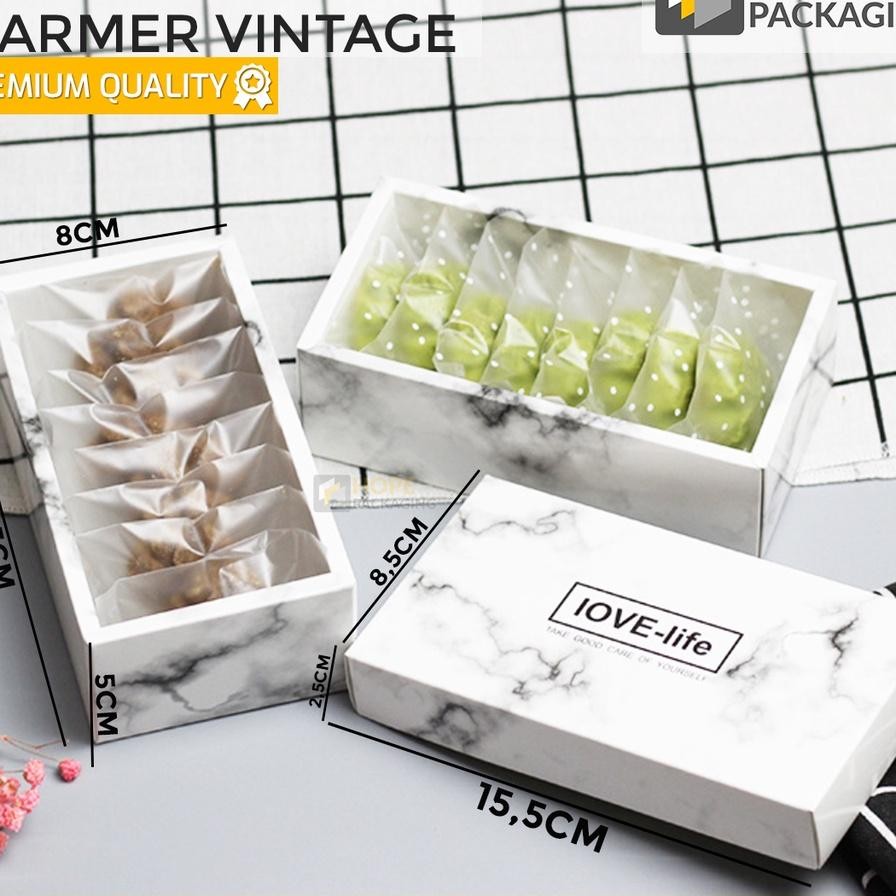 

3 Pc Ota Ue Cooie Ota Ouvenir Na Motif Marmer Putih Vintage Ota Cooie Ue Bulan