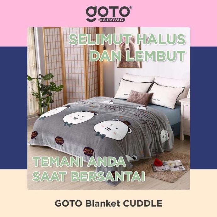 [COD] Cuddle Blanket Selimut Dewasa Bulu Tebal Halus Lembut Karakter