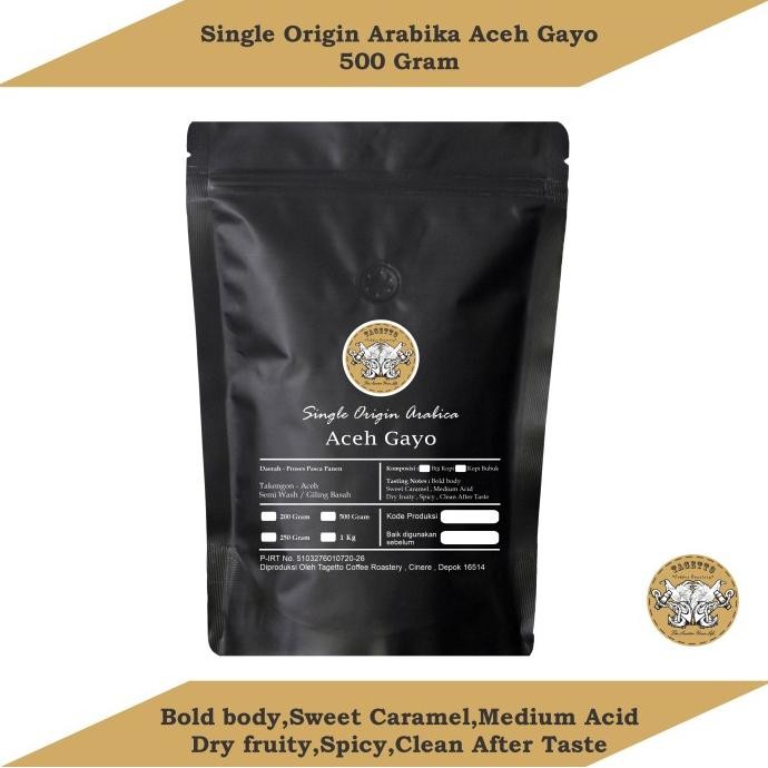 

Kopi Arabika Aceh Gayo 500Gr Biji / Bubuk | Specialty Arabica Coffee Original Dan Terlaris