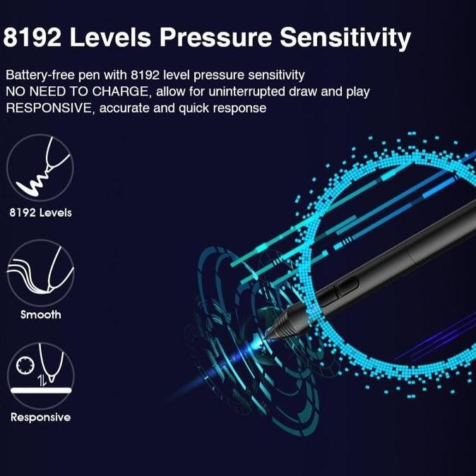 Murah VEIKK Stylus Pen P002 Replacement Pen Drawing Tablet A50 A15 PRO Non COD