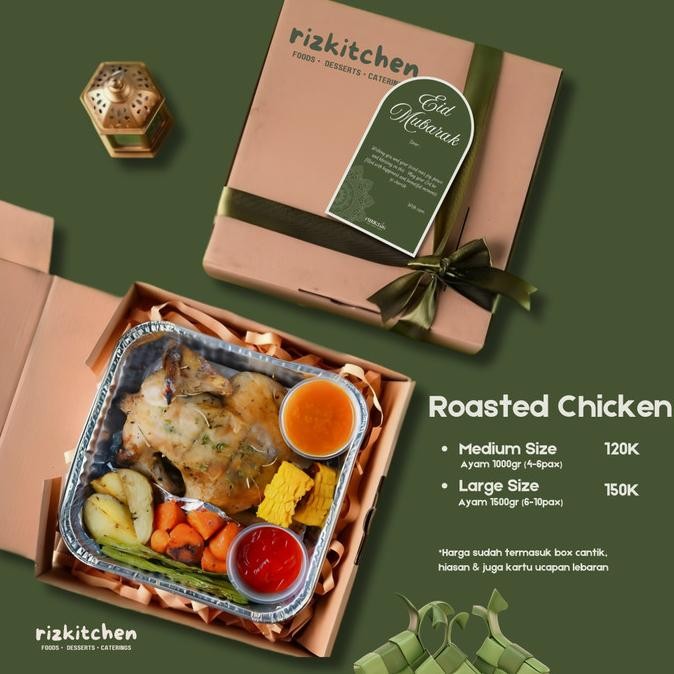 

whole roasted chicken hampers ayam panggang bingkisan natal christmas