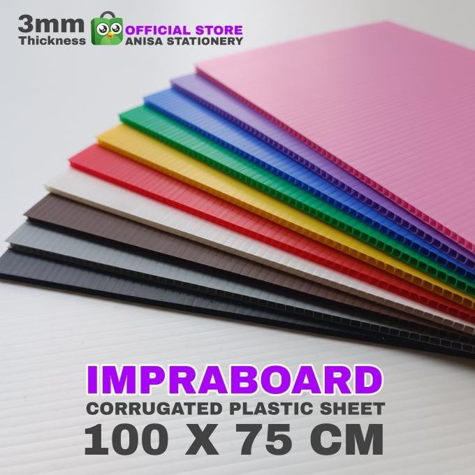 

Infraboard Impraboard 3Mm 100 X 75 Cm / 100X75 Cm / 75X100 Cm Pp Board Terbaru