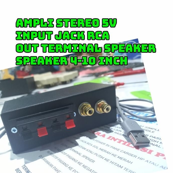 Ampli Mini Rakitan / Amplifier Trible Bass Volume / Ampli Mini Original