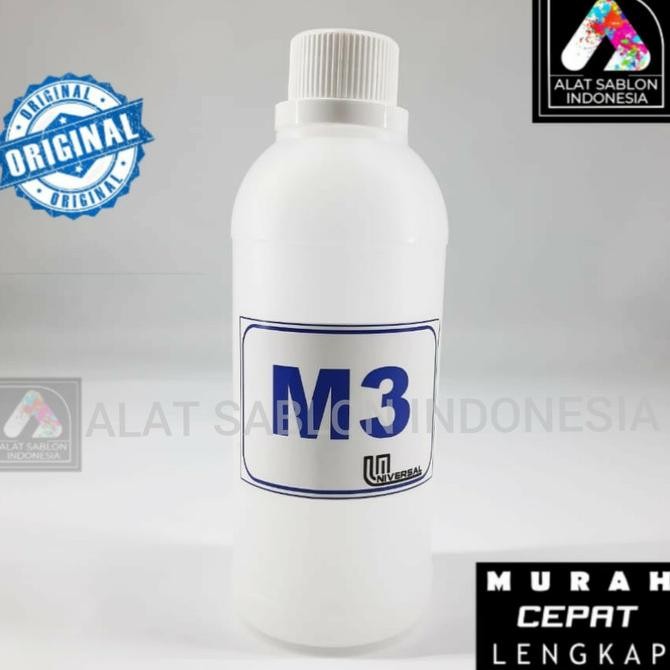 

MINYAK M3 PEMBERSIH TINTA SABLON 500 ML by Radhiant official
