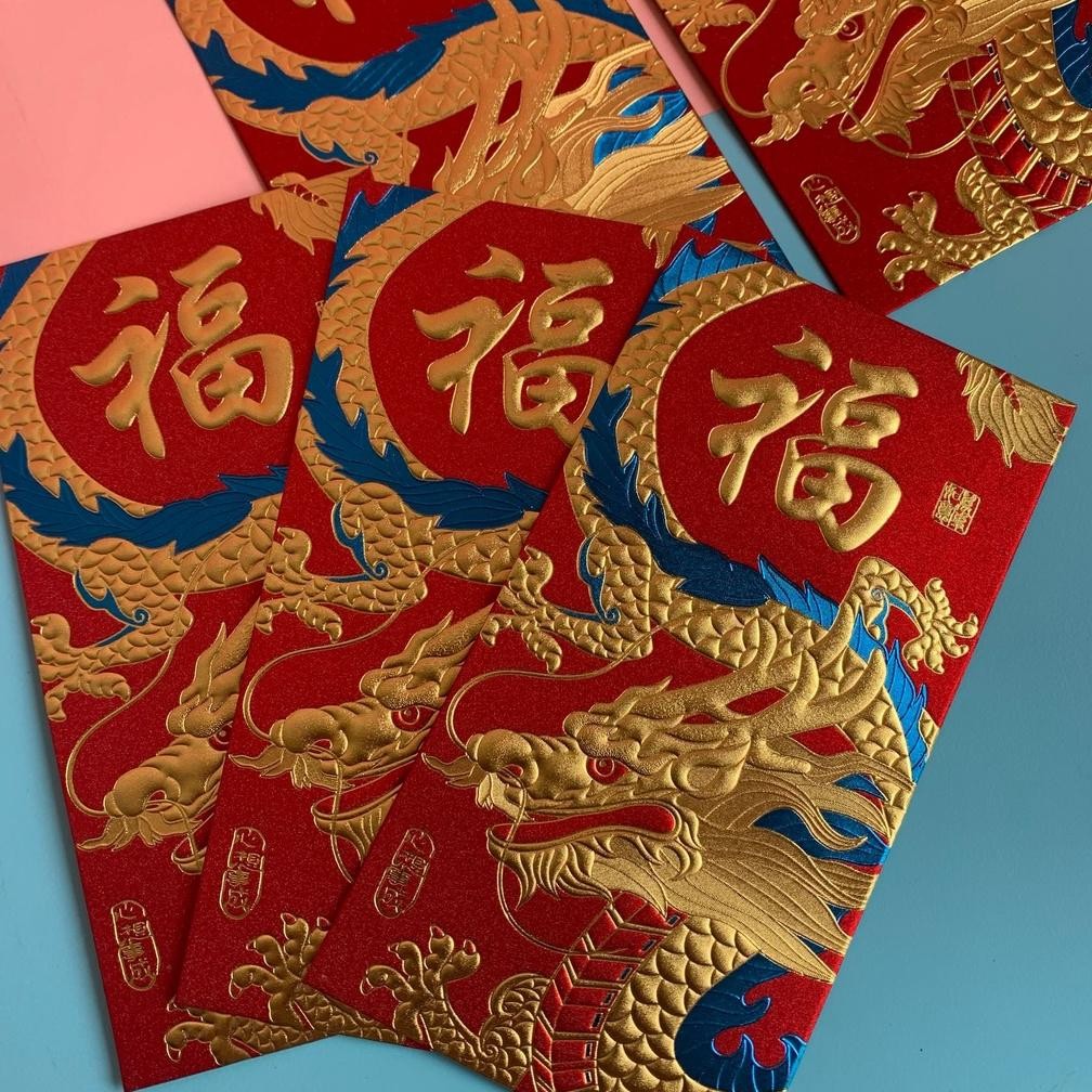 

Eh76 Premium Angpao Dragon Chinese New Year Sincia Angpau Shio Naga Imlek Tahun Baru Hongbao Hong Bao Amplop Merah Murah Grosir Tebal