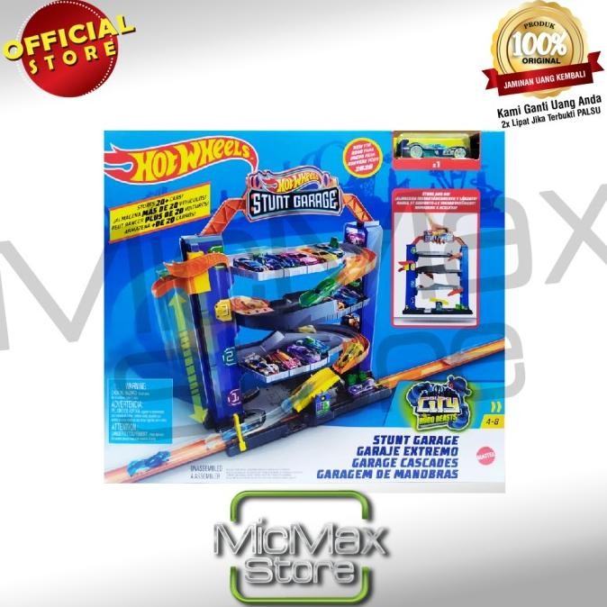 TERSEDIA HotWheels Hot Wheels City Robo Beasts Stunt Garage