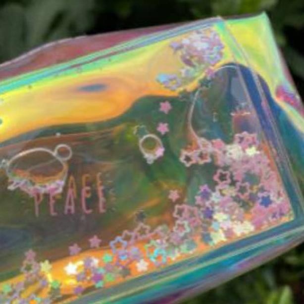 

Jy-56 Unicorn Hologram Pencil Case / Water Air Holo Lucu Tempat Pensil Baru