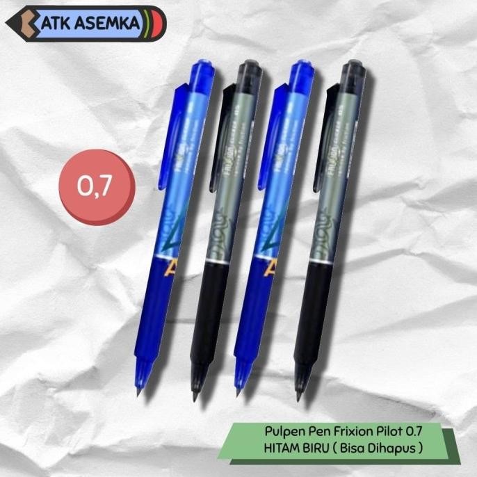 

Pulpen Pen Frixion Pilot 0.7 HITAM BIRU ( Bisa Dihapus ) by Radhiant official