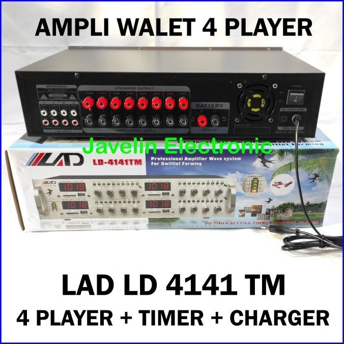 Amplifier Walet Lad Ld 4141T / 4141 Tm / Ampli Walet Ld 4141 T Original