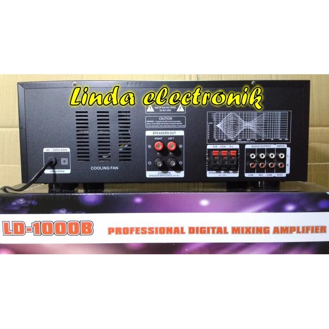 Amplifier Karaoke Lad Ld 1000B Kualitas Bagus Lad Ld1000B Original