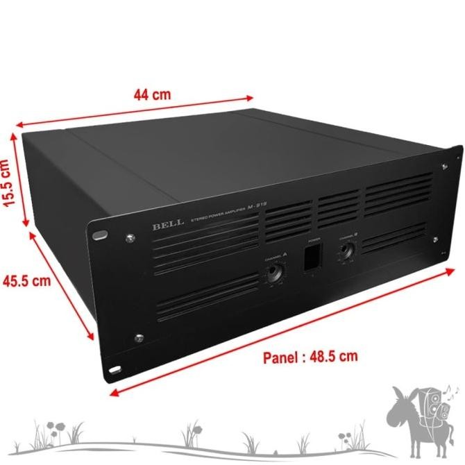 Box M919 M-919 M 909 Power Amplifier Bell Original