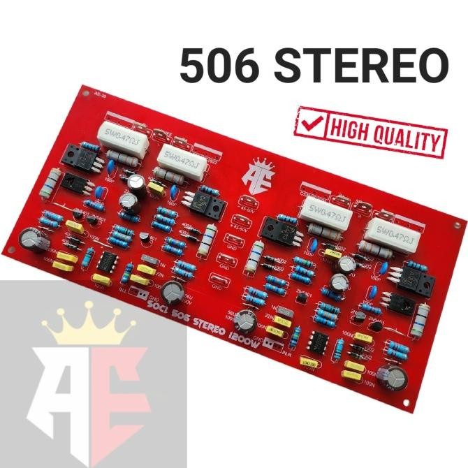 Kit Driver Power Amplifier Socl 506 Stereo 1200W Ae-38 Original