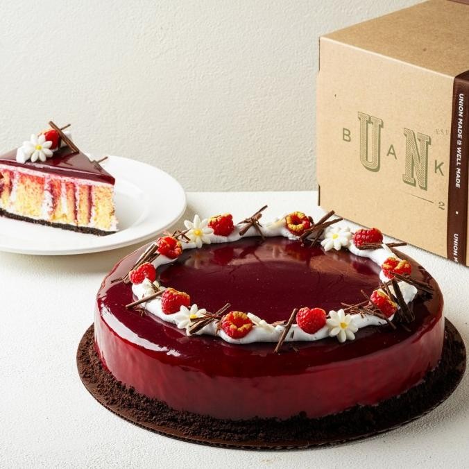 Sale Union Raspberry Vanilla Cake D24 Cm (Kue Ulang Tahun/Birthday)