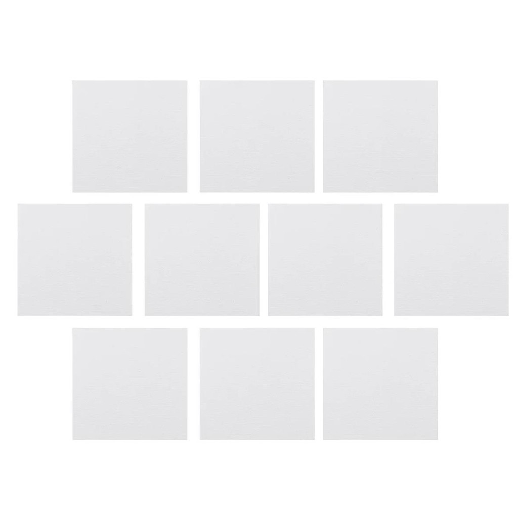 

10 Pcs Thick Diy Panels Cotton Board Artist Oil Paint Board Drawing Boards Thicken Art Panels Painting Canvas Art Supplies