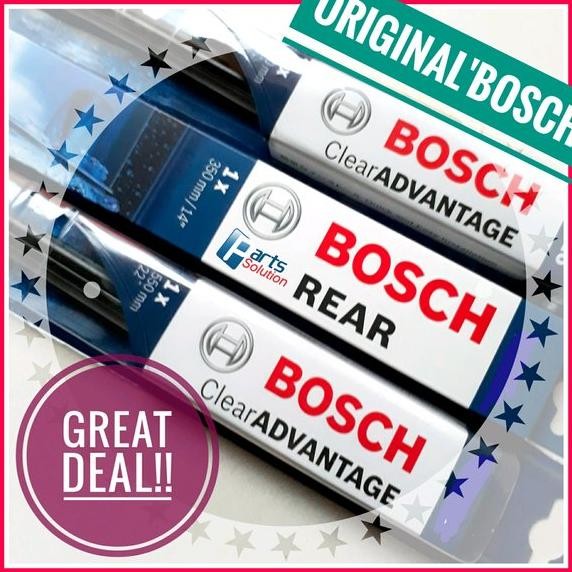 Paket Wiper Depan Belakang Suzuki Ertiga BOSCH