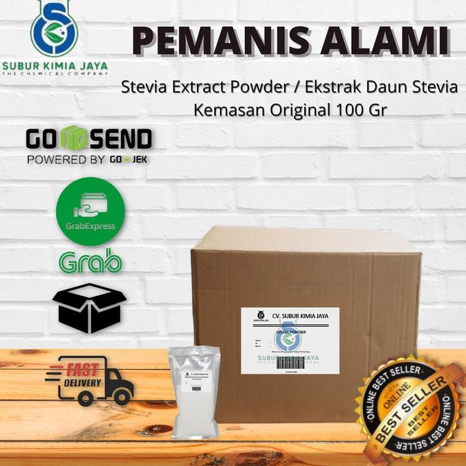

TERSEDIA Stevia Extract Powder / Pemanis Alami 100 Gr