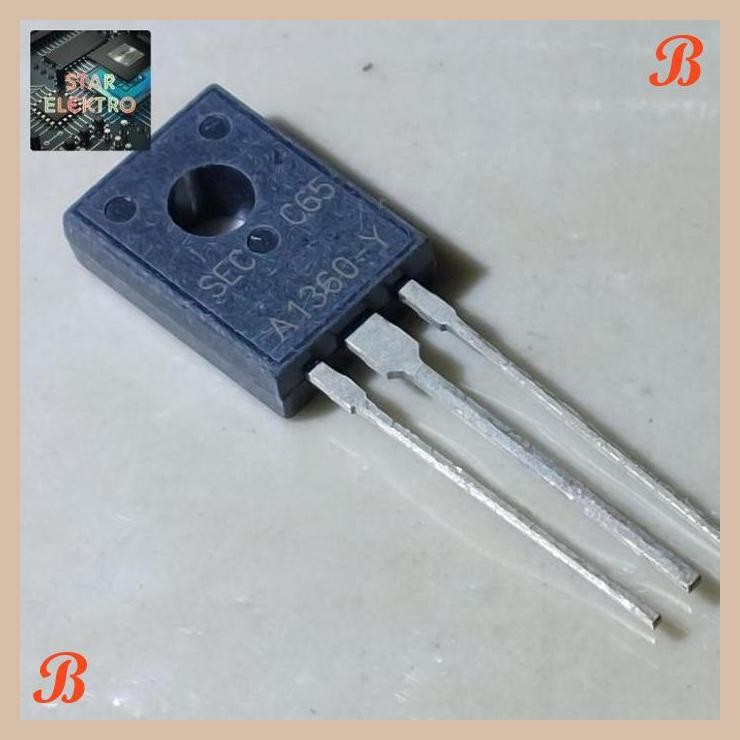 [SRE] A1360-Y To-126 SEC PNP 50mA 150V 2SA1360 Transistor A1360 2SA 1360 Power Audio Frekuensi