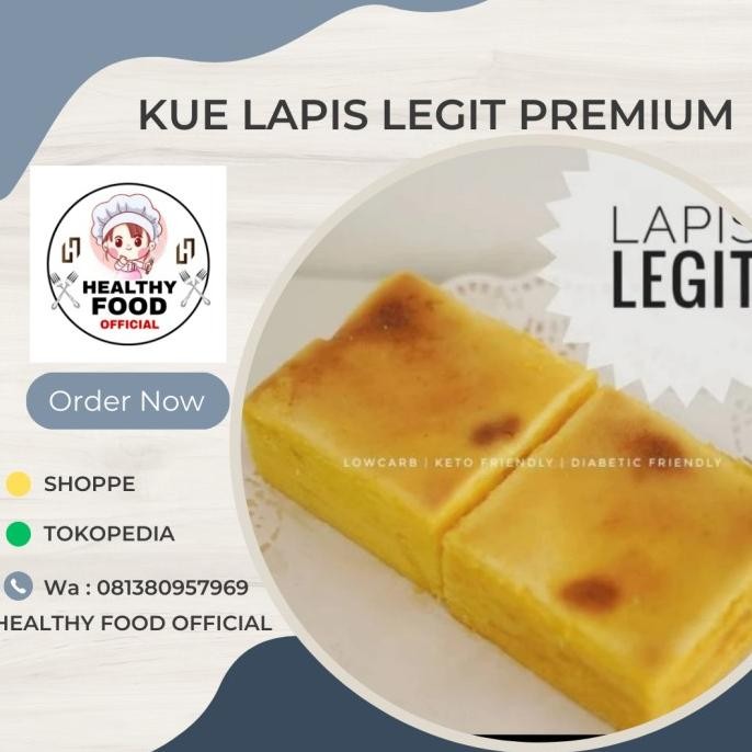 

Murah Lapis Legit Premium 10X10 || Keto Friendly
