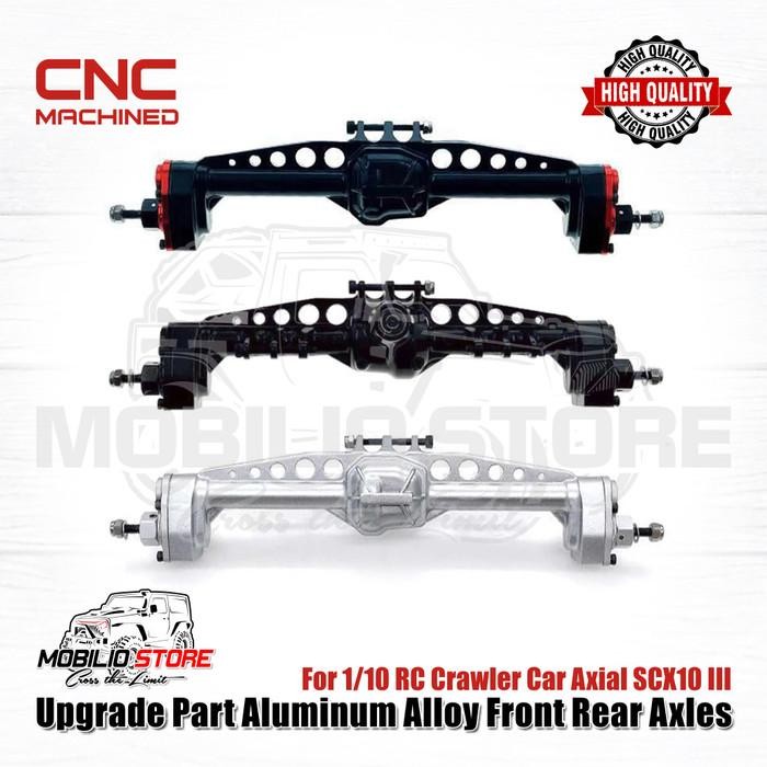 Upgrade Part Metal Front Rear Axles Gardan Portal 1/10 Rc Axial Scx10 Original Dan Terpercaya