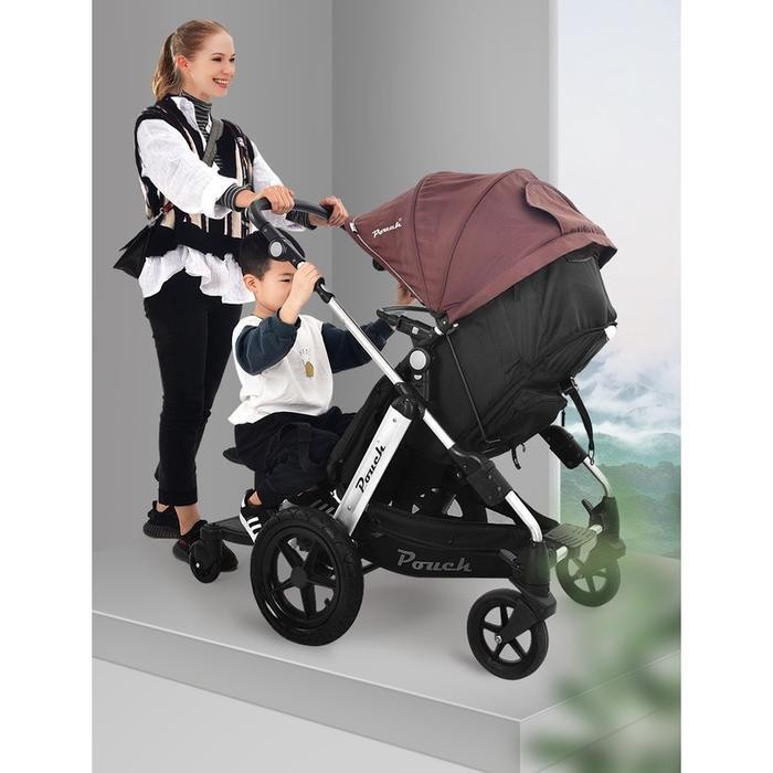 [Logu][2 Roda] Stroller Pedal , Pijakan Dudukan Stroller, Dudukan Extention Stroller Original Dan Te