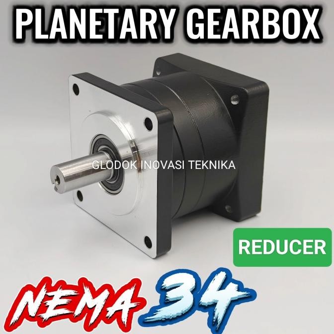 TERBARU PLANETARY GEAR BOX GEARBOX MOTOR STEPPER NEMA34 NEMA 34 REDUCER GIRBOK