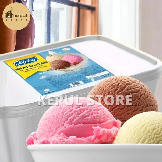 

Murah Joyday Ice Cream Neapolitan 8 Liter / Es Krim Joyday 3 Rasa 8 Liter