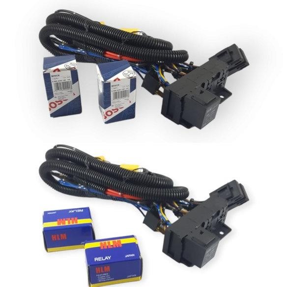 Kabel Relay Lampu H4 3 Relay Bosch - Relay Set