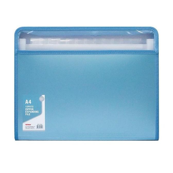 

Kenko Zipper Expanding File A4 13 pockets ZEF-13P-A4/ Map Bersekat / Map Zipper murah