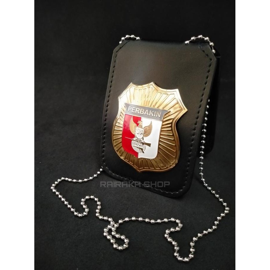 

Name Tag ID Card Dompet Kalung Lencana KTA PERBAKIN Kulit Bagus murah