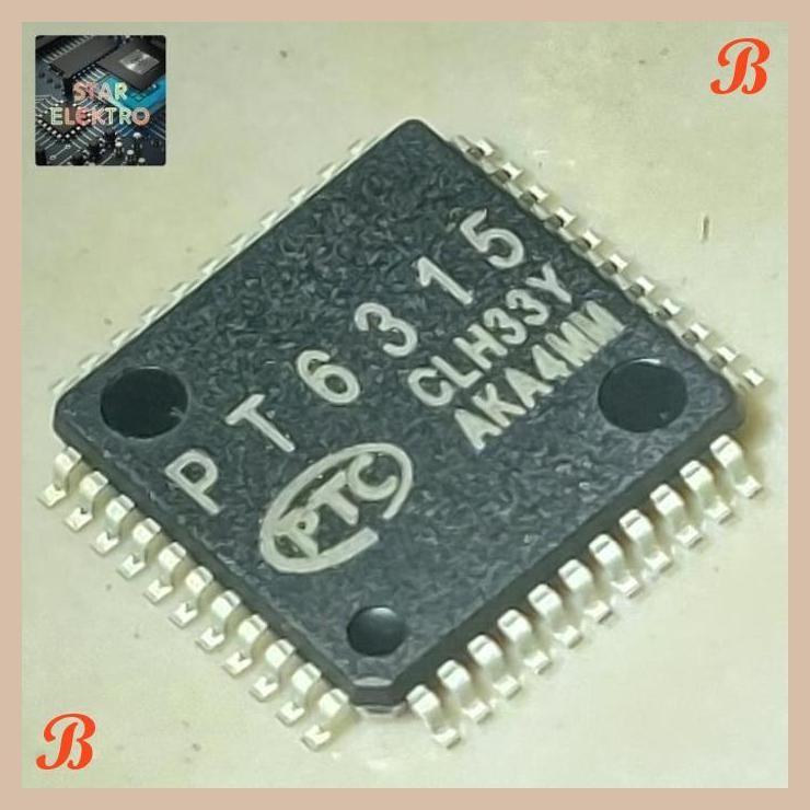 [SRE] PT6315 QFP-44 SMD IC VFD Neon Driver Display 7 Segment PT 6315