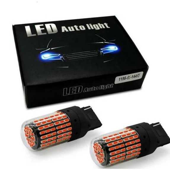 Lampu Rem Mobil Led T20 7443 4 Kawat ZEUS