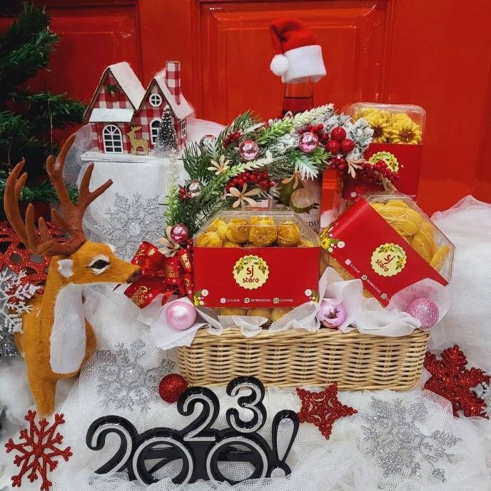 

Grosir Paket Dekorasi Hampers Natal Christmas Parcel Hadiah Kue Kering 420